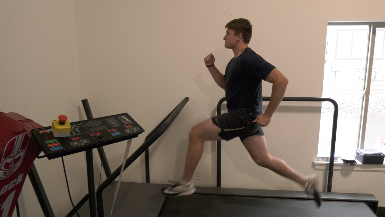 Bozeman s Luke Fedyk runs fastest NFL speed on treadmill